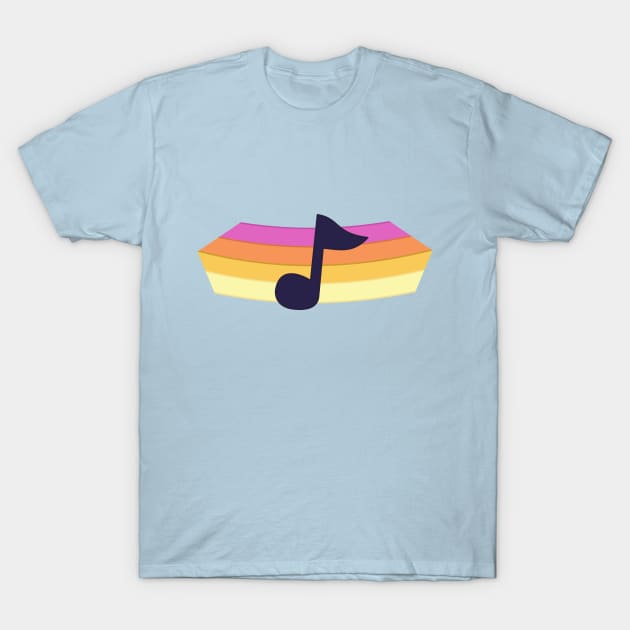 Rainbow Note - Mabel's Sweater Collection T-Shirt by Ed's Craftworks